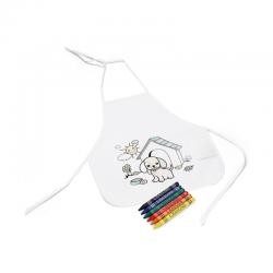 Avental Infantil Para Colorir Personalizado
