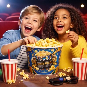 Balde de Pipoca 1,6 Litros In Mold Label