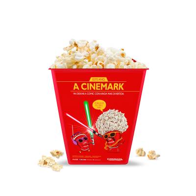 Balde de Pipoca Retangular 2,6L Personalizado