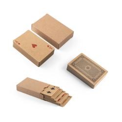 Baralho com 54 Cartas em Papel Kraft Personalizado