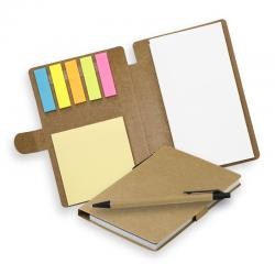 Bloco de Anotações Ecológico com Adesivos Sem Pauta Personalizado