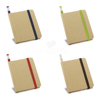 Bloco de Anotações Ecológico com Lápis Sem Pauta Personalizado