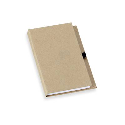 Bloco de Anotações sem Pauta Kraft Personalizado