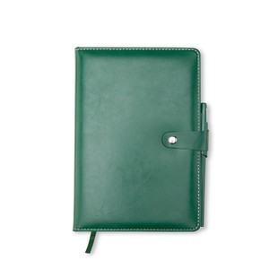 Caderneta Couro Sintético Com Caneta Personalizável