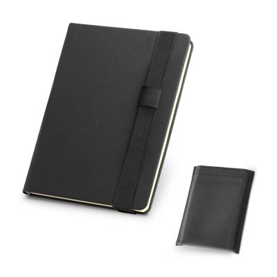 Caderno A5 Capa Dura Couro Sintético Sem Pauta Personalizado