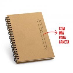 Caderno B6 Capa Dura Kraft Personalizado