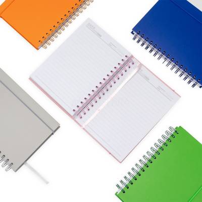 Caderno Capa Dura A5 com Pauta e Elástico Personalizado