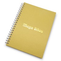 Caderno Capa Dura Acabamento Escovado Personalizado