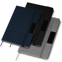 Caderno de Anotações Com Placa de Metal Personalizado