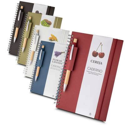 Caderno de Anotações Ecológico com Pauta Personalizado
