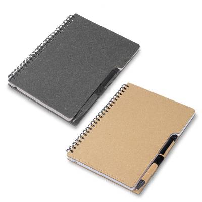 Caderno de Anotações em Papelão Reciclável Personalizado