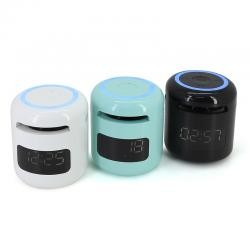 Caixa de Som Bluetooth Com Relógio e Display de Led Personalizada