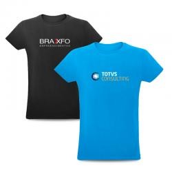Camiseta Unissex 100% Algodão Personalizada