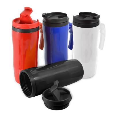 Caneca Acrílica 350ml com Tampa Rosqueável Personalizada