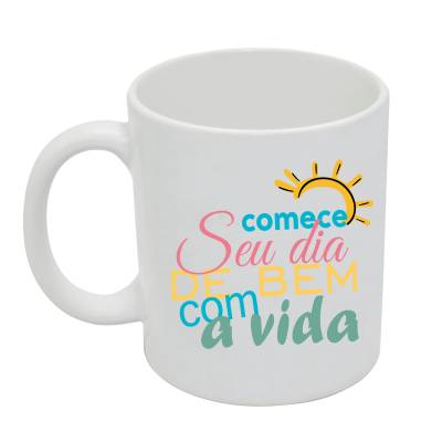 Caneca de Porcelana 300ml Personalizada