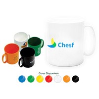Caneca Plástica 400ml Personalizada