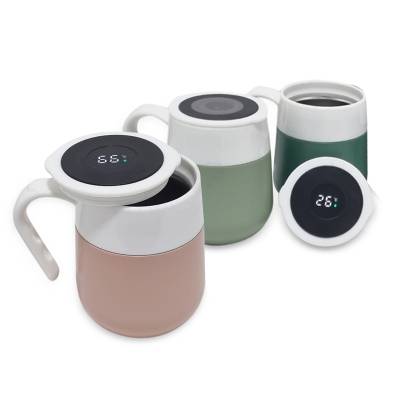 Caneca Térmica Inox 500ml com Display LED Personalizada