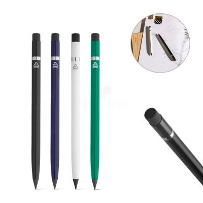 Caneta Ecológica sem Tinta em Alumínio Reciclado Personalizada