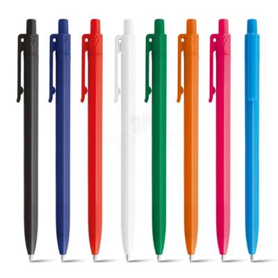 Caneta Esferográfica Click ABS Azul Personalizada