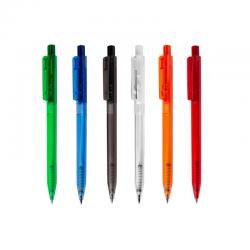 Caneta Plástica Colorida com Clip Personalizada