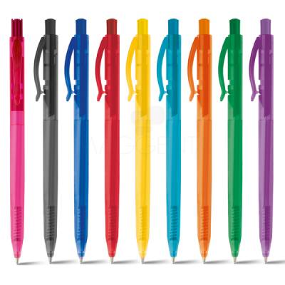 Caneta Plástica Translucida Personalizada