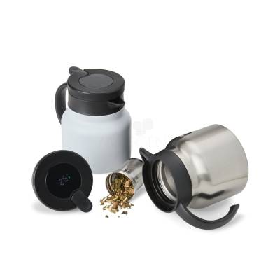 Chaleira Térmica Inox 750ml com Termômetro Digital Personalizada