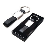 Chaveiro de Metal com Couro Sintético Personalizado