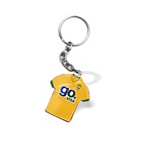 Chaveiro de Metal Formato Camiseta Personalizado