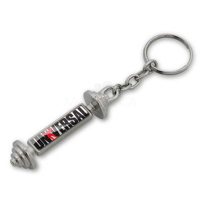 Chaveiro de Metal Peso de Academia Personalizado