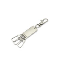 Chaveiro Metal Com Mosquetão Personalizado