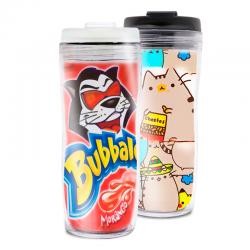 Copo Plástico Com Tampa 310ml Personalizado