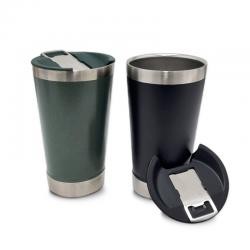 Copo Térmico Inox 500ml Com Abridor Personalizado