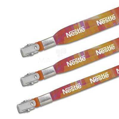 Cordão para Crachá com Jacaré Personalizado