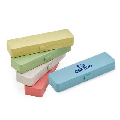 Estojo em Fibra de Bambu para 1 Caneta Personalizado