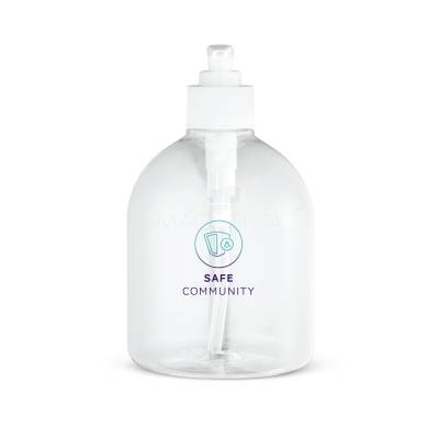 Frasco Plástico 500 ml com Pump Personalizado