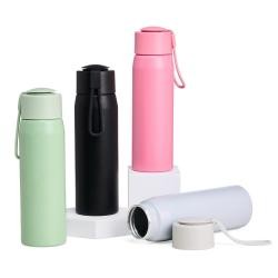 Garrafa de Alumínio 600ml Com Acabamento Fosco Personalizada