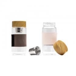 Garrafa de Vidro 400ml Com Infusor Personalizada