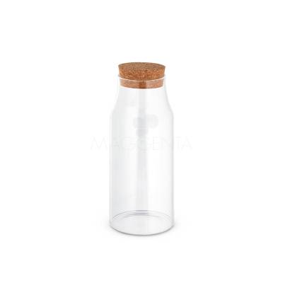 Garrafa de Vidro 800ml com Tampa de Cortiça Personalizada