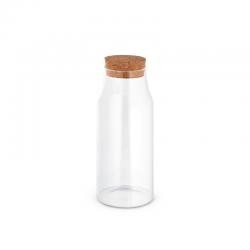 Garrafa de Vidro 800ml Com Tampa de Cortiça Personalizada