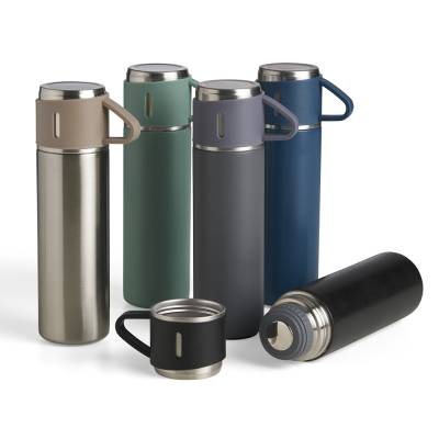 Garrafa Térmica Inox 450ml com Tampa Caneca Personalizada
