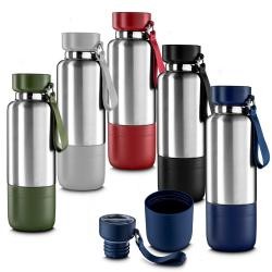 Garrafa Térmica Inox 500ml Com Compartimento Personalizada