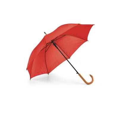 Guarda-Chuva Automático com Cabo de Madeira Personalizado