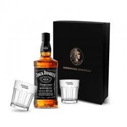 Kit Bebida com Whisky Jack Daniels e Copos Personalizado