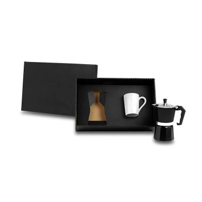 Kit Café com Cafeteira Italiana e Caneca Personalizado