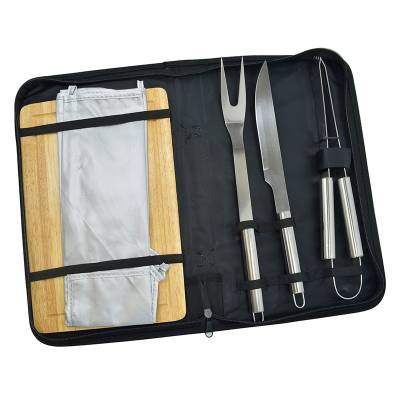 Kit Churrasco com Tábua e Avental Personalizado