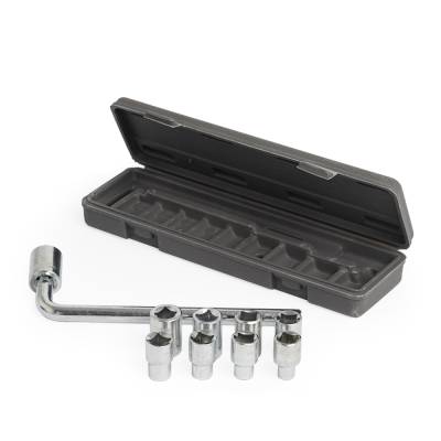 Kit de Ferramentas 10 Peças com Chave L e 9 Soquetes em Estojo Plástico Personalizado