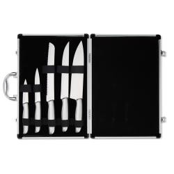 Kit Faca 5 Peças Com Maleta Personalizado