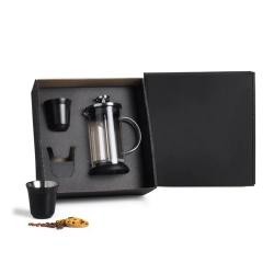 Kit Para Café Com Prensa Francesa e Copos Personalizado