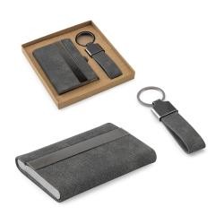 Kit Porta-Cartões e Chaveiro Personalizado