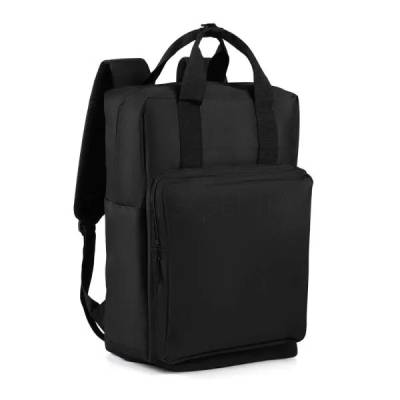 MOCHILA RECICLADA PET NA COR PRETO